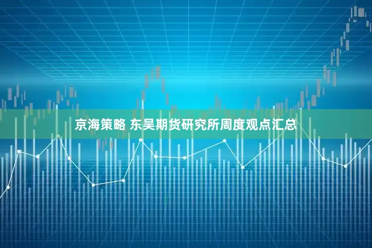 京海策略 东吴期货研究所周度观点汇总