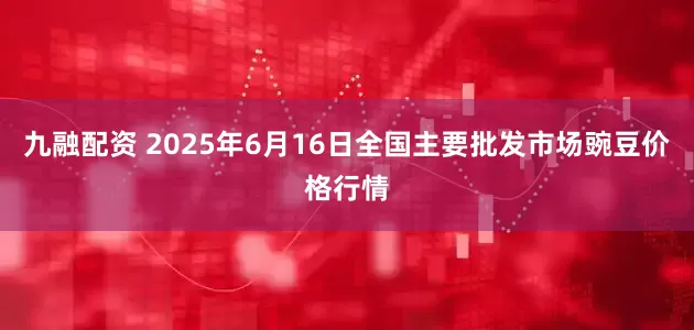 九融配资 2025年6月16日全国主要批发市场豌豆价格行情